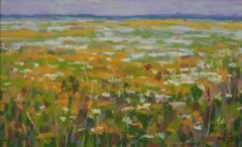 Prairie Flowers in Bloom - 11" by 18" oil painting